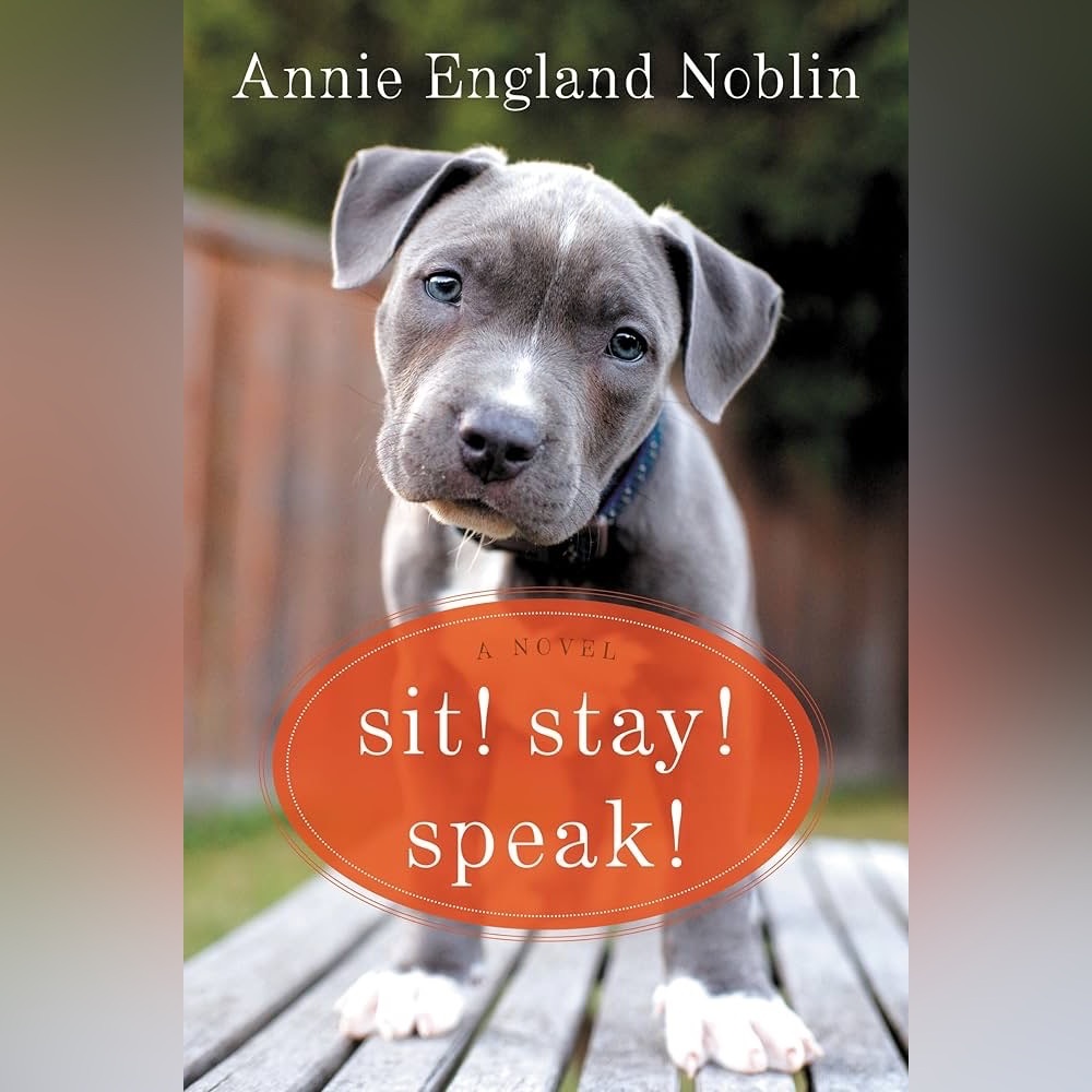 Barnes & Noble Sit! Stay! Speak! Book - Gray and Orange Cover